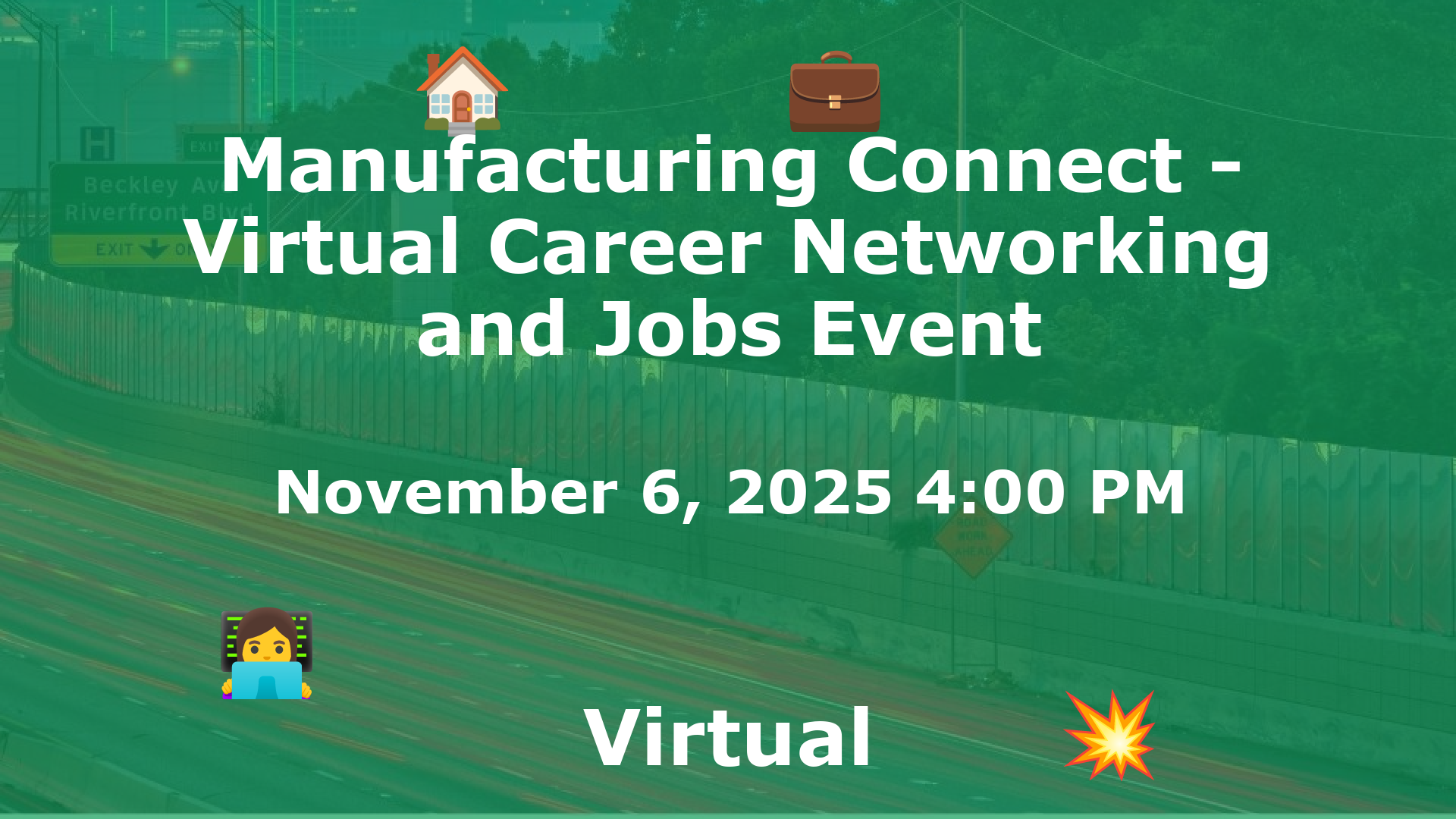 Manufacturing Connect - Virtual Career Networking and Jobs Event event image
